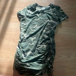 Camo Fitted Casual Dress